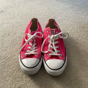 Pink Low Top Converse